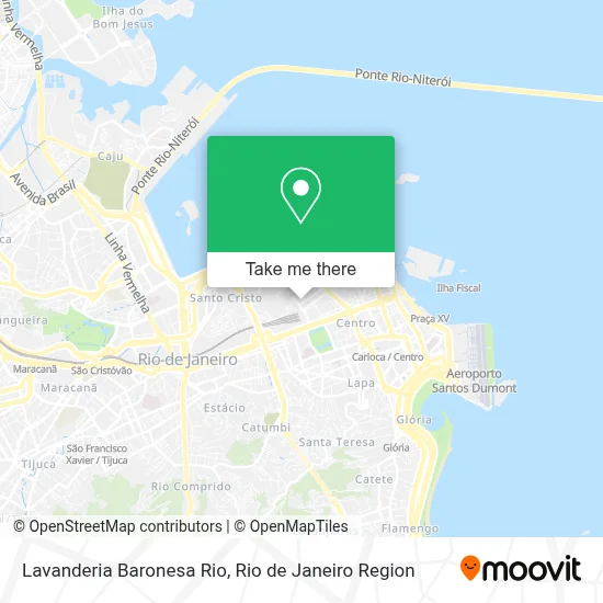 Lavanderia Baronesa Rio map