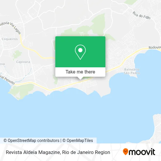 Revista Aldeia Magazine map