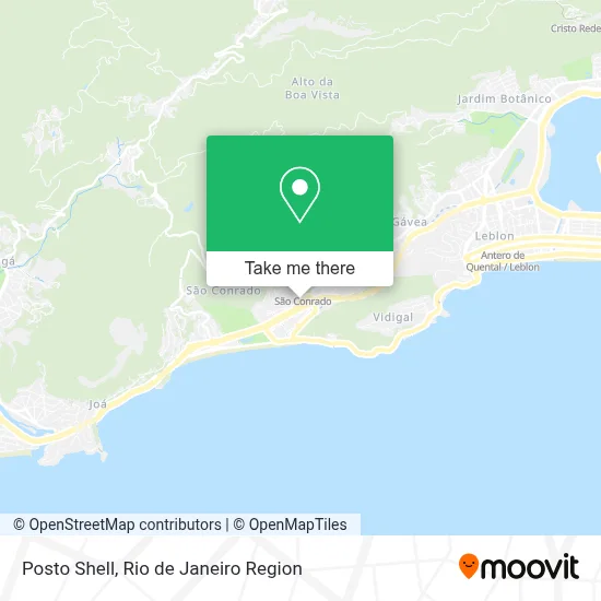 Posto Shell map