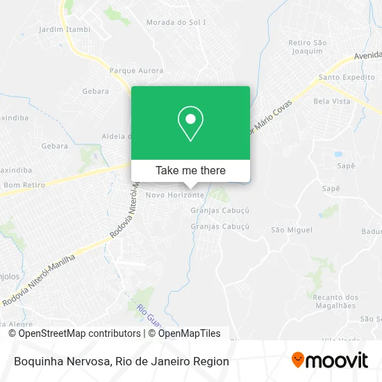 Boquinha Nervosa map
