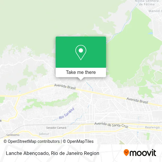 Lanche Abençoado map