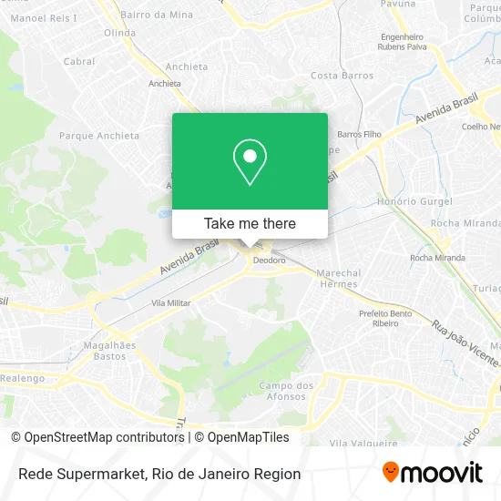 Rede Supermarket map
