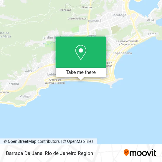 Barraca Da Jana map