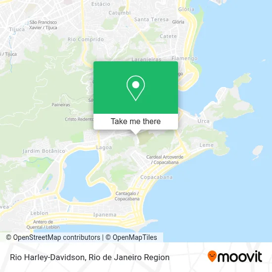 Rio Harley-Davidson map