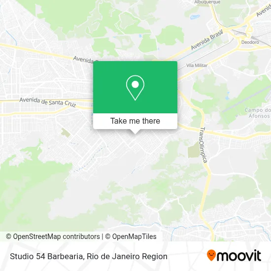 Studio 54 Barbearia map