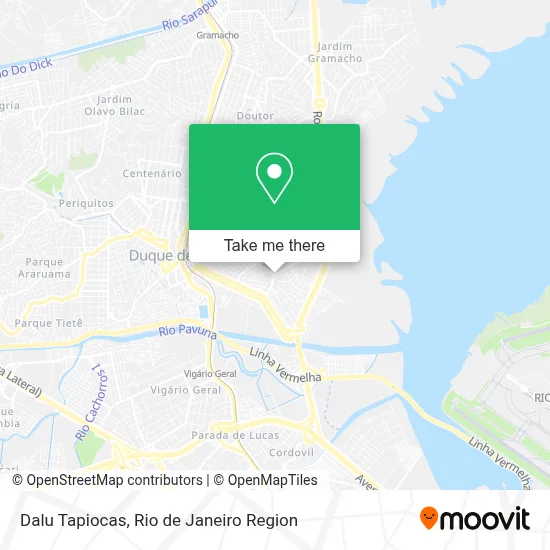 Dalu Tapiocas map