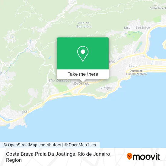Costa Brava-Praia Da Joatinga map