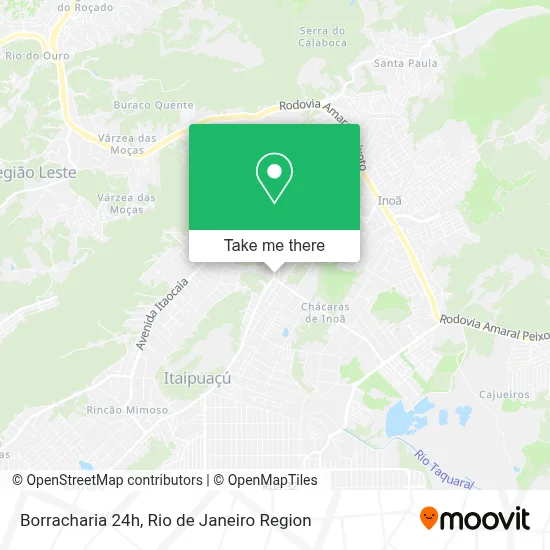 Borracharia 24h map