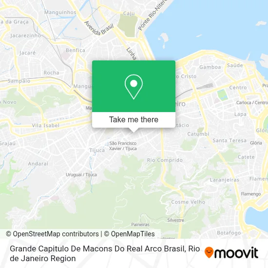 Grande Capitulo De Macons Do Real Arco Brasil map