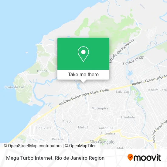 Mega Turbo Internet map