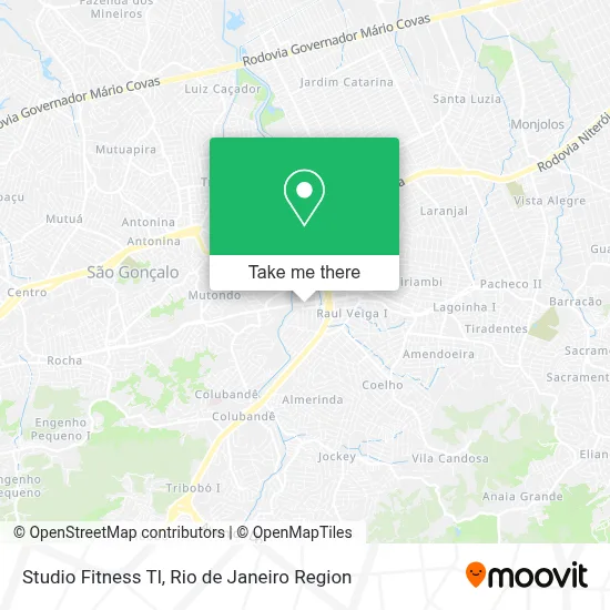 Studio Fitness Tl map