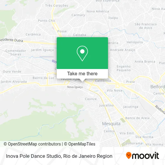 Inova Pole Dance Studio map