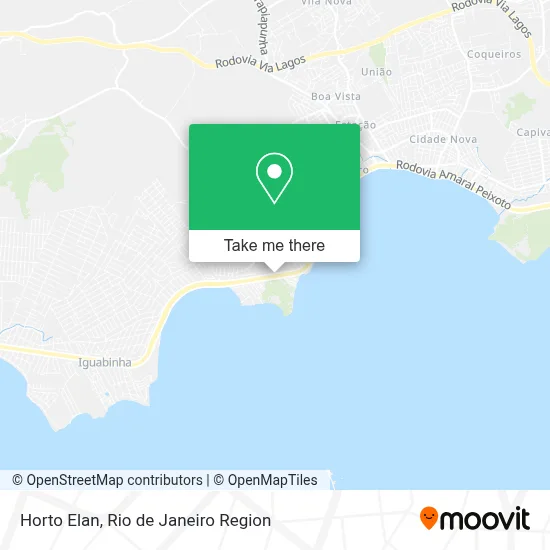 Horto Elan map