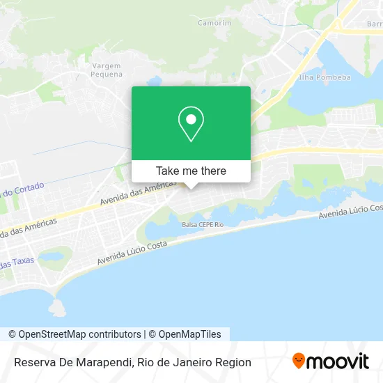 Reserva De Marapendi map
