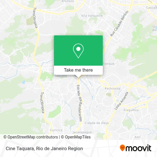 Cine Taquara map
