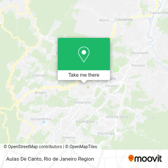 Aulas De Canto map