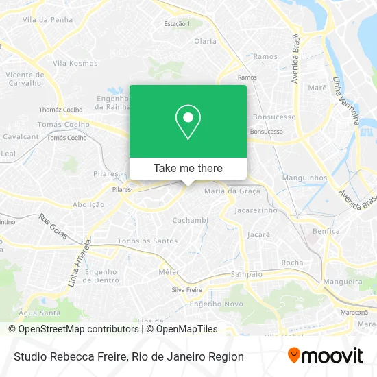 Studio Rebecca Freire map