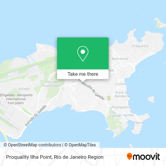 Proquality Ilha Point map
