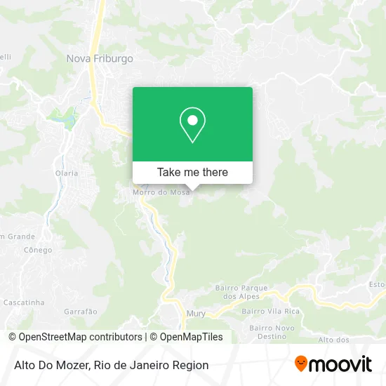 Alto Do Mozer map