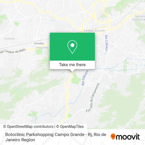 Botoclinic Parkshopping Campo Grande - Rj map