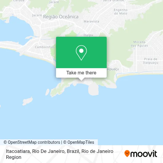 Itacoatiara, Rio De Janeiro, Brazil map