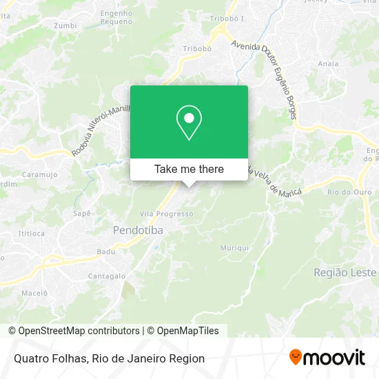 Quatro Folhas map