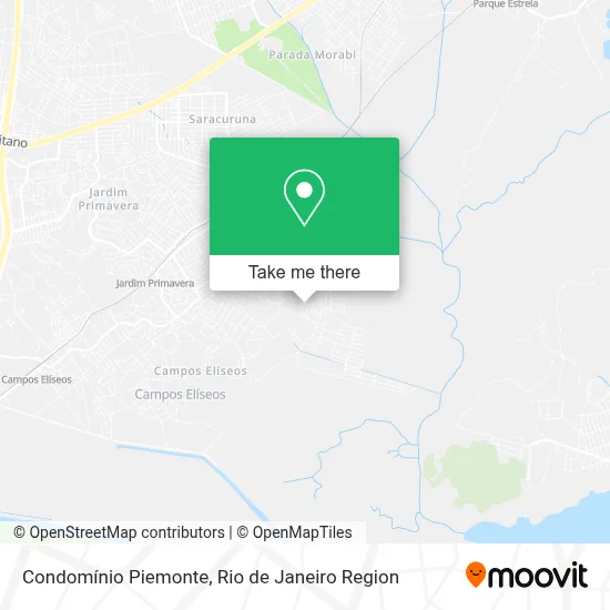 Condomínio Piemonte map