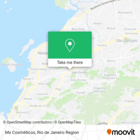 Ms Cosméticos map