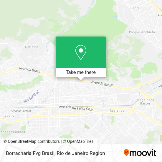 Borracharia Fvg Brasil map