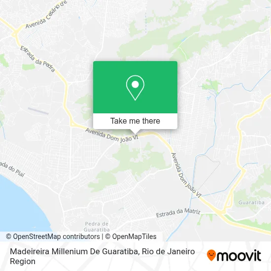 Madeireira Millenium De Guaratiba map