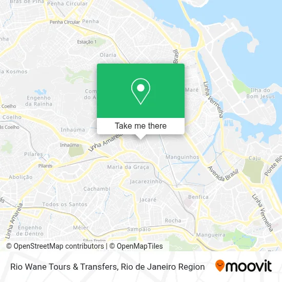 Rio Wane Tours & Transfers map