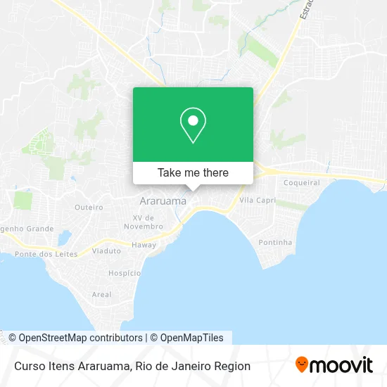 Curso Itens Araruama map