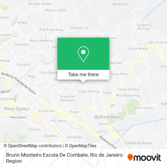 Bruno Monteiro Escola De Combate map