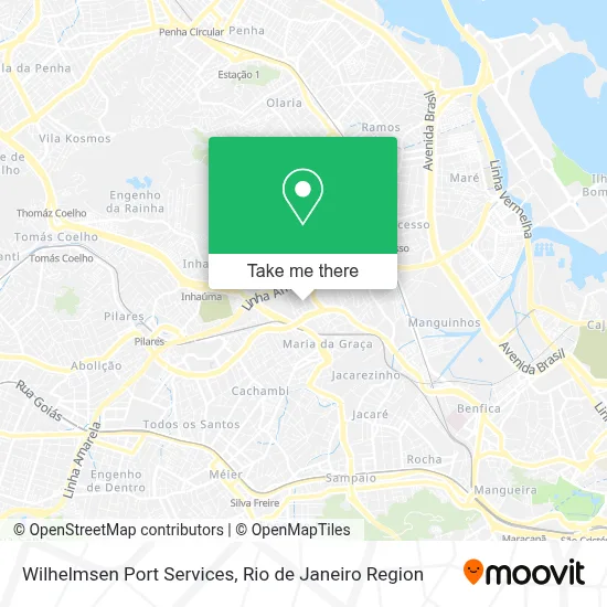 Wilhelmsen Port Services map