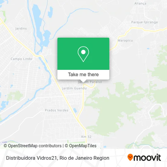 Distribuidora Vidros21 map