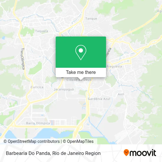 Barbearia Do Panda map