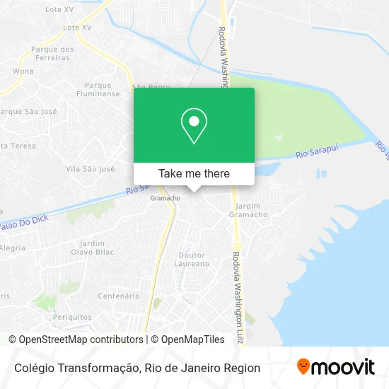 Colégio Transformação map