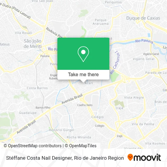 Stéffane Costa Nail Designer map