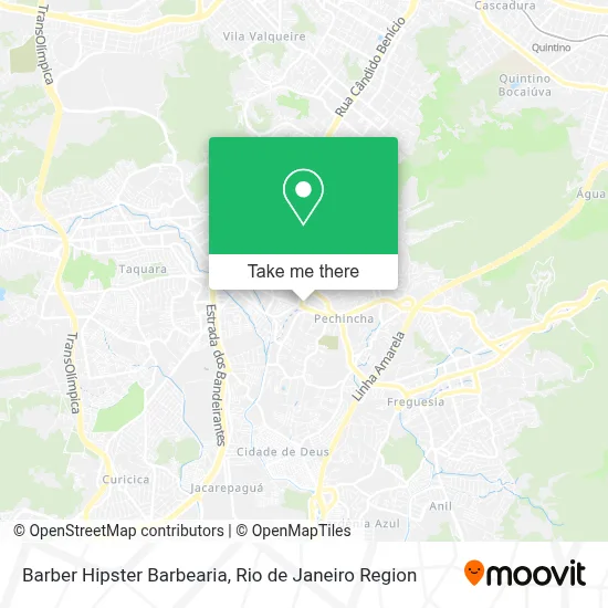 Barber Hipster Barbearia map