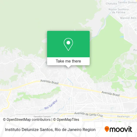 Instituto Deluniize Santos map