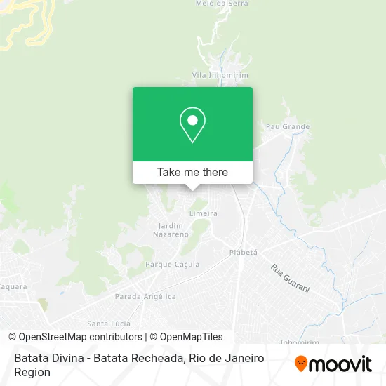 Batata Divina - Batata Recheada map