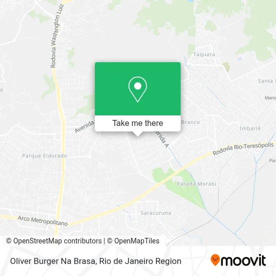 Oliver Burger Na Brasa map