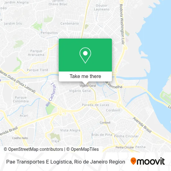 Pae Transportes E Logistica map