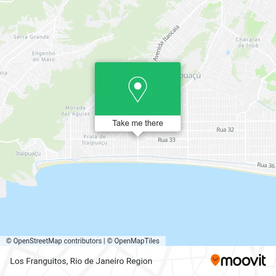 Los Franguitos map