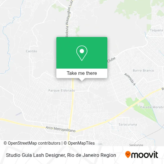 Studio Guia Lash Designer map