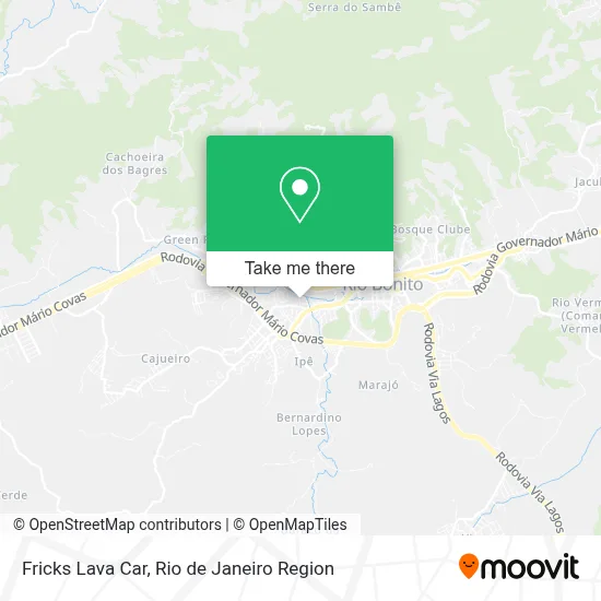 Fricks Lava Car map