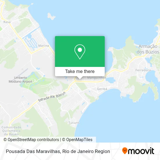 Pousada Das Maravilhas map