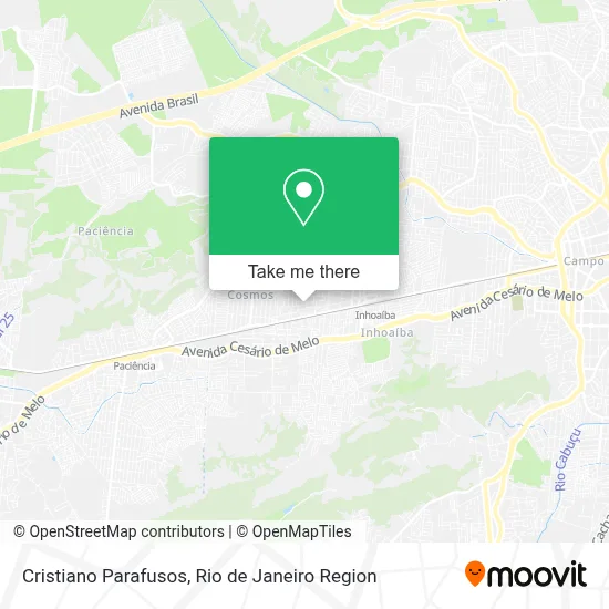 Cristiano Parafusos map
