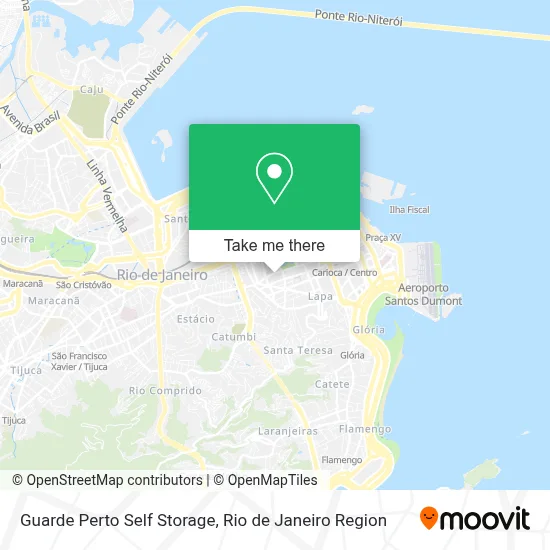 Guarde Perto Self Storage map