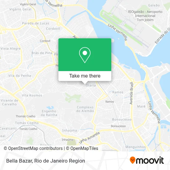 Bella Bazar map